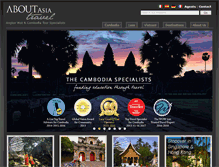 Tablet Screenshot of aboutasiatravel.com